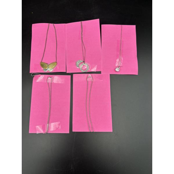 5 Gorgeous Necklaces - Butterfly - "I love you forever, I like you for always" Moon Necklace