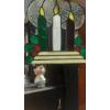 Image 5 : Stained Leaded Glass Panels - 3 Pcs As Shown - Religious 