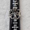 Image 5 : Lot of 3 Silver Tone Biker Rings and 1 Gold Tone Angel Pin