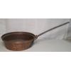 Image 1 : Antique Hand Forged Copper Frying Pan With Iron Handle