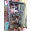 Image 1 : PICKUP IN CANTON -  Single Metal Storage Rack As Shown - 5 ft Tall x 28 wide - 12" Shelf Depth