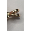 Image 3 : 14K Yellow Gold Brutalist-Style Openwork Pendant With Baroque Freshwater Pearl - Weight: 2.7g