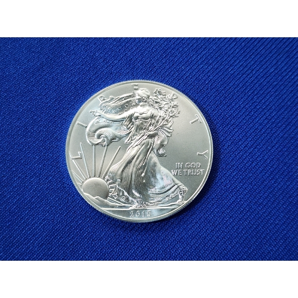 2015 American Silver $1 Eagle - 1 oz .999 Fine Silver 