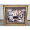Image 1 : Sonata by Firelight Judith Gibson Art in Gold-Detailed Frame Approx. 43in x 38in