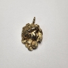 Image 1 : Art Nouveau Style Vintage 14K Yellow Gold Pendant - TW: 7.9g