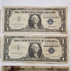 Image 3 : Six Assorted United States $1 Blue Seal Silver Certificates FV: $6.00