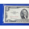 Image 2 : United States Series 1953 C $2 Red Seal Note - Very Fine - In Protective Sleeve
