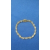 Image 2 : Women's Sterling Silver Bracelet With Blue Oval Stones - Total Weight: 12.2g
