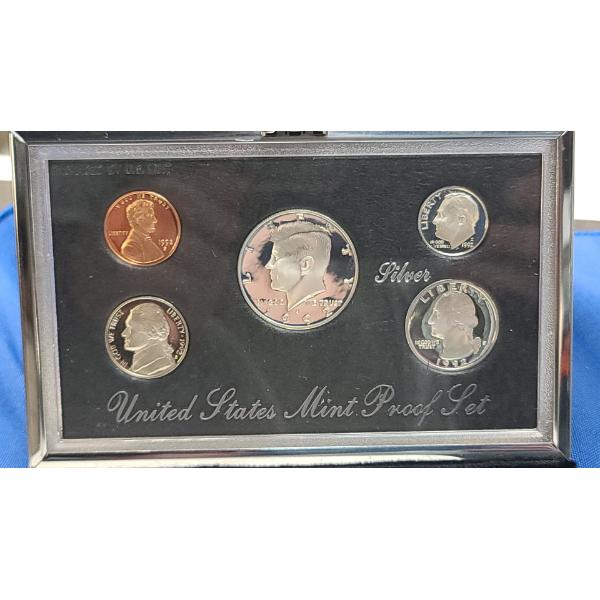 1992 United States Mint Premier Silver Proof Set With COA