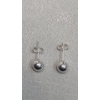 Image 12 : Women's Sterling Silver 16" Necklace, Size 7 Ring & Earrings Set - Total Weight: 7.7g