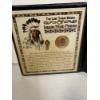 Image 2 : The Last Three Years of Indian Head Pennies Display - 1907, 1908 & 1909 - Certificate of Authenticit