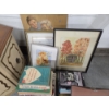 Image 6 : Vintage 21''x28'' Wood End Table, 2 DVD Players, Twin Afgan, Cassette Tapes, Framed Art, & More