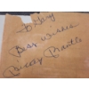 Image 3 : MICKEY MANTLE Hand Signed Autograph on Scrap Paper Reads "To Gary Best Wishes"