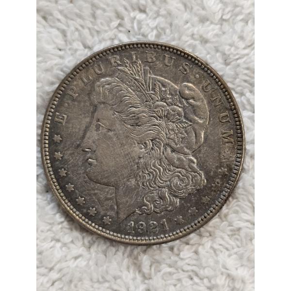 1921 United States 90% Silver Morgan Dollar