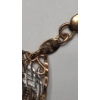 Image 5 : 10K Yellow Gold 7.5" Tri-Color Filigree Link Bracelet - Weight: 4.2g
