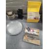 Image 3 : Grays Pottery Crock.Tin Tray, Picnic Basket, Recipe Box & Cards, Vintage Thermometer And More!