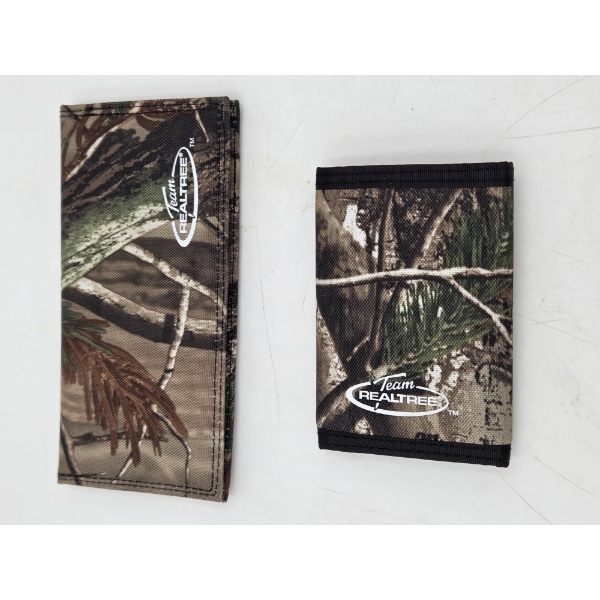 Brand New Camo Realtree Check Book Cover And Wallet