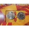 Image 2 : 2008 New Mexico & 2009 Puerto Rico U.S. Minted Uncirculated Quarters w/ Info Cards