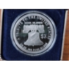 Image 4 : 2021 Double Eagle $2 Coin Weighing 0.5 Troy Ounces .999 Fine Silver - In Original Box W/ Certificate