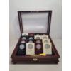 Beautiful Hardwood Display Case Filled With 16 Silver Franklin Half Dollars in Unique Display Slabs 
