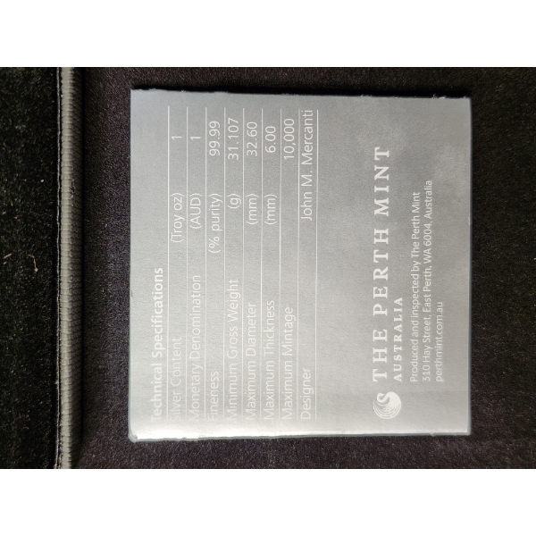 NGC PF70 Ultra Cameo 2018-P Australia Wedge Tailed Eagle 1 Oz Silver Round High Relief SIGNED!