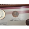 Image 9 : Framed "Strange But True" Lincoln and Kennedy Coin Collection Including 90% & 40% Silver Half Dollar
