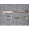 Image 1 : Sterling Silver Knife & Fork Weighing 39.5 Grams