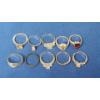Image 2 : Assorted Silver COLORED Fashion Rings - See Photos For Sizing