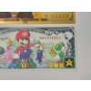 Image 7 : Super Mario $1,000,000 Collectible Bill, & x2 $100 999999 24K Gold Foil Banknotes