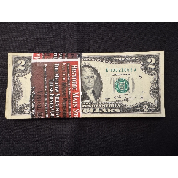 65 - Various United States $2.00 Dollar Bills - Face Value $130.00 - All Great Condition