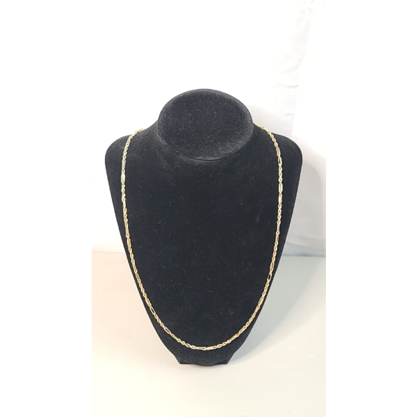 14K Yellow Gold Milano 24" Rope Chain Necklace - Weight: 13.4g
