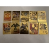 Image 1 : 10 Rare  - Gold Foil Pokemon Trading Cards - Mint Condition