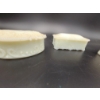 Image 4 : 3 Vintage Jewelry Trinket Boxes - Gorgeous "Milk Glass" Scalloped Edges
