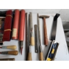 Image 9 : Assorted Tools & Home Items: Chisels, Files, Sandpaper, Window Handle Remover, & MORE! See photos! 