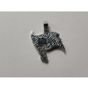 Image 2 : 14K White Gold-Plated Tampa Bay Buccaneers Logo Official GLD NFL Pendent 