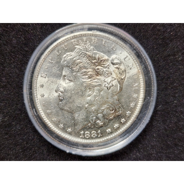 1881-S Morgan 90% Silver United States Dollar 