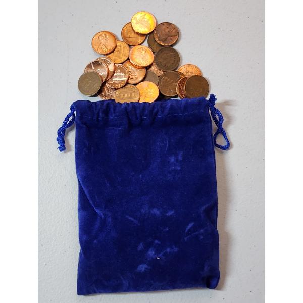 Assorted U.S Cents: Mixed Dates & Types (Indian Head, Wheat, Bicentennial, & More) Approx FV: $1.00
