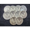 Image 3 : $2.50 Face Value in Assorted 90% Silver Quarters Including Standing Liberties & A Washington Head