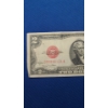Image 2 : Series 1928 G $2 Red Seal Note With Clarke And Snyder Signatures - Face Value: $2.00