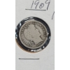 Image 3 : Assorted Years/Mint Marks U.S Barber 90% Silver Dimes - 1907-O, 1909, 1912-D, 1914, 1916 - FV: $0.50