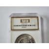 Image 3 : Stunning 1890-S 90% Silver Morgan Dollar Graded AU 58 by PCI