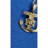 Image 5 : 14K Gold Mariner’s Crucifix Pendant On 14K Gold 27" Dainty Twisted Rope Necklace - Weight: 2.4g