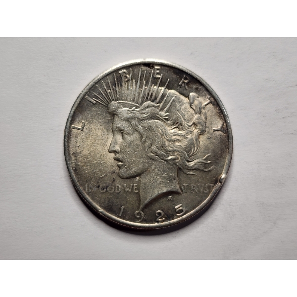 1925 Silver Peace Dollar - 90% Silver United States Dollar