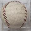 Image 2 : Vintage Cleveland Indians Team-Signed Baseball in Protective Display Case