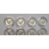 Image 2 : Assorted Years 90% Silver BU Condition Mercury Dimes In Coin Capsules - Face Value: $1.60