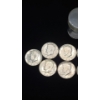 Image 2 : (10) 1964 90% Silver Kennedy Half Dollars With Coin Holder- Face Value: $5.00