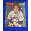 Image 1 : Sport Magazine June 1947 Issue BOB FELLER Edition - Excellent Condition