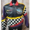 Image 1 : Vintage TAEBO Buddy Lazier Indy Racing 2000 Northern Light Series Medium Leather Jacket 