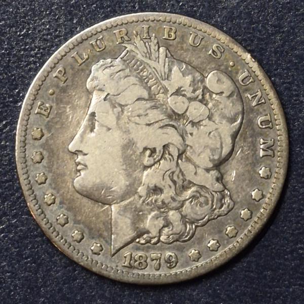 Carson City Silver Dollar - 1879 CC  Morgan - Nice Mid Grade Rarity