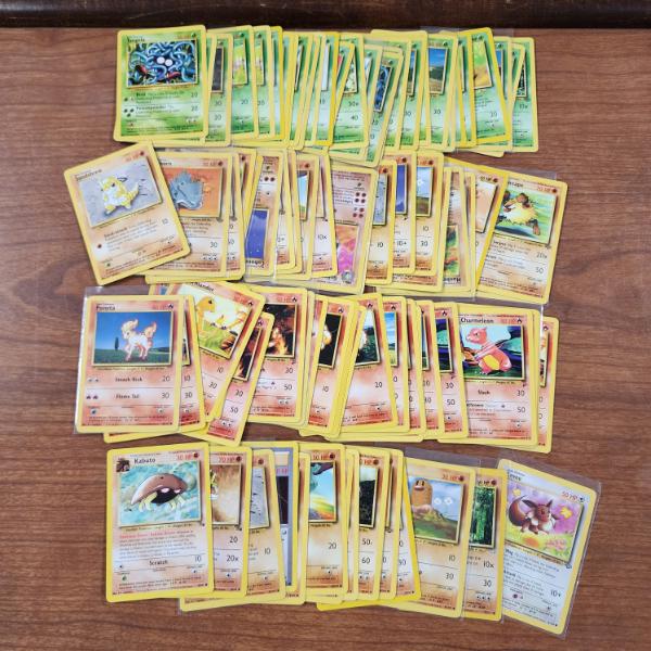 Nice Large Assortment Of Vintage Pokemon Trading Cards From Base Set, Jungle, Fossil, Neo & More!